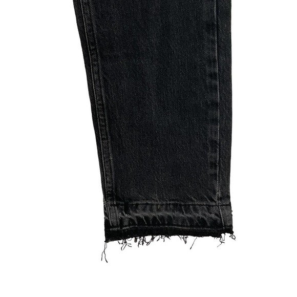 FREE PEOPLE CUFFED SLIM BOYFRIEND JEANS FADED BLACK NWT WOMEN'S SIZE 24 - Picture 5 of 16